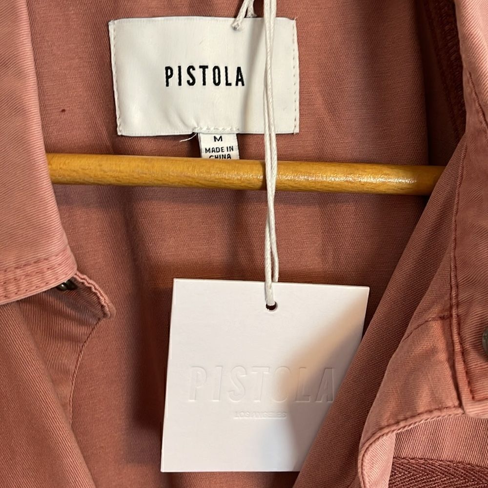 Pistola Brianna Oversized Utility Jacket in Clay Size Medium. NWT - Picture 5 of 9